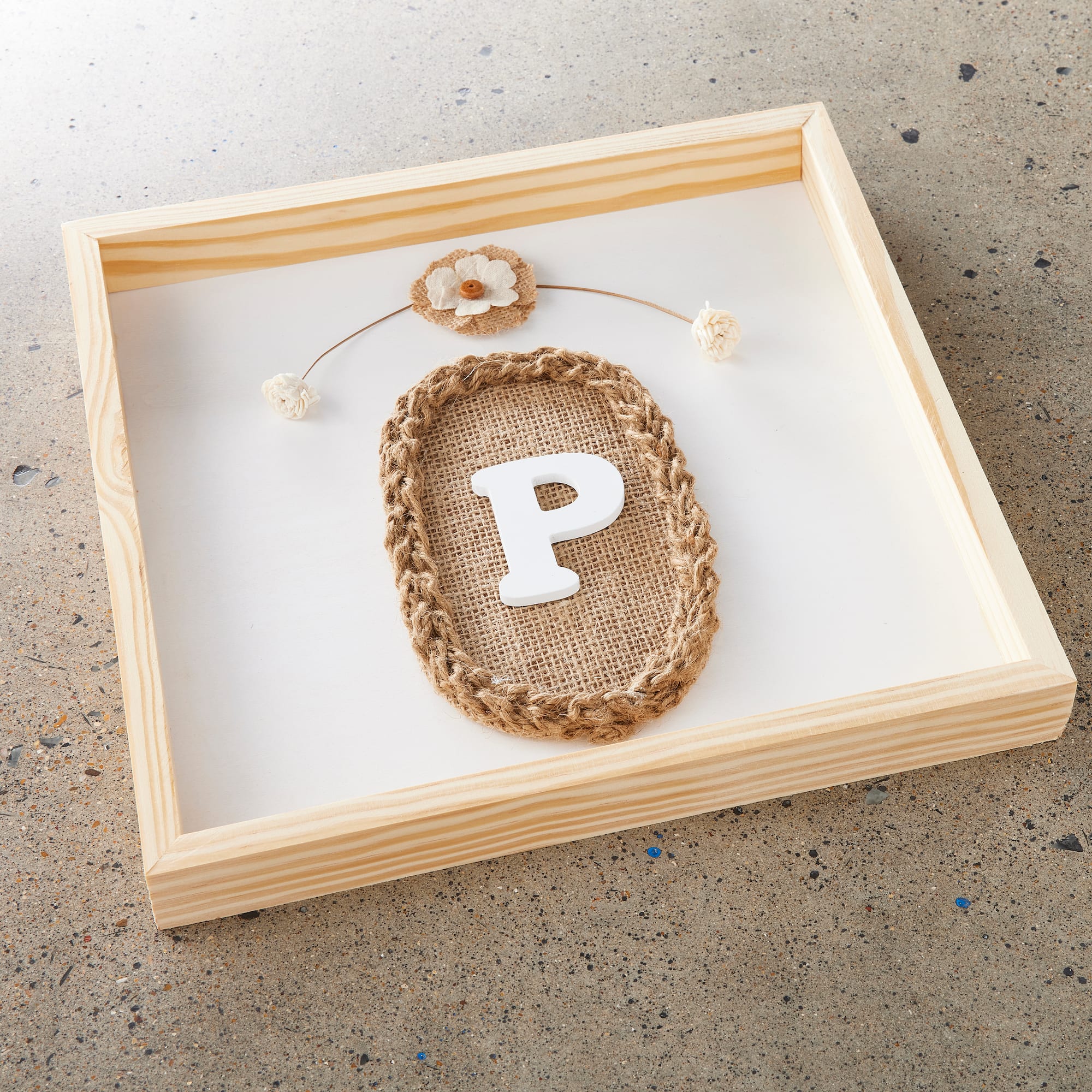 6 Pack: 12" x 12" Whitewashed Framed Wood Sign by Make Market®
